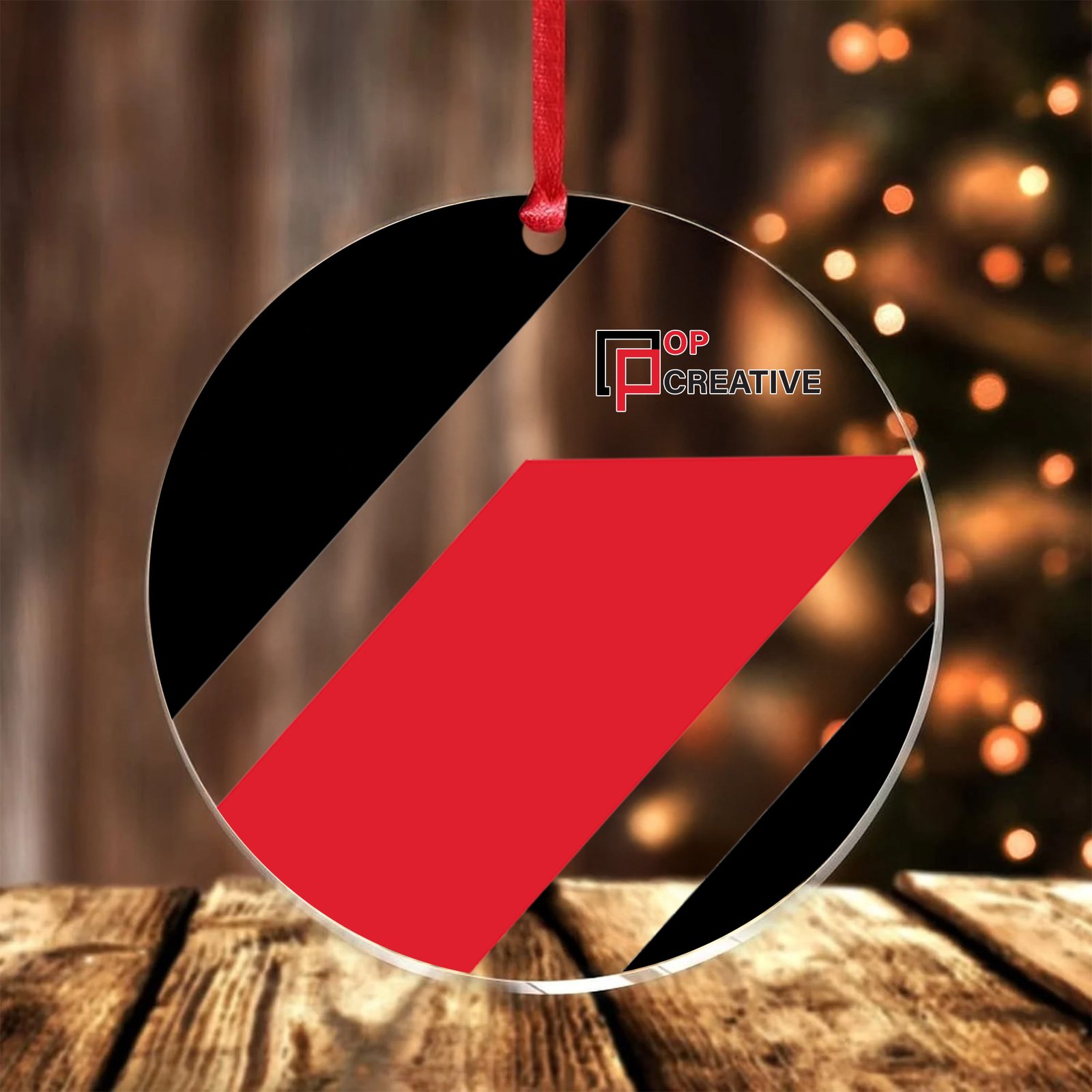 Custom Shape Acrylic Ornament 1 Side_1